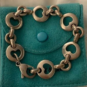 Tiffany and co open heart bracelet